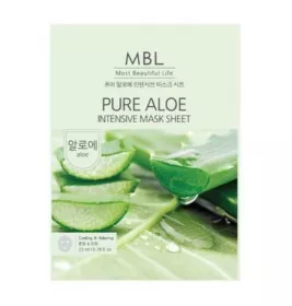 *Маска для обличчя MBL ткан. з Алое зволожуюча і заспокійлива 23 мл