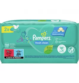 *Серветки вологі дитячі Pampers Fresh Clean 2 х №52