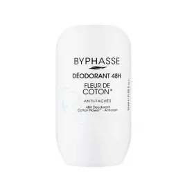 *Дезодорант роликовый Byphasse Цветы хлопка 48 часов 50 мл