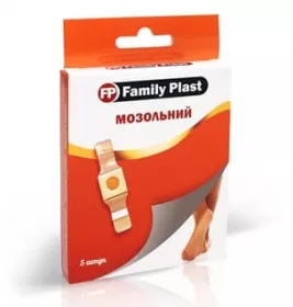 *Лейкопластир FP Family Plast мед. мозольний 2cм*6cм №5