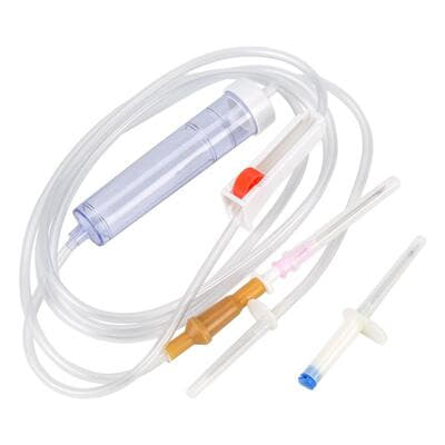 *Система ПК Luer Slip металеве з'єднання 18G Dr.White