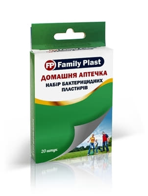 *Лейкопластырь FP Family Plast набор Домашняя аптечка №20 *Лейкопластырь FP Family Plast набор Домашняя аптечка №20