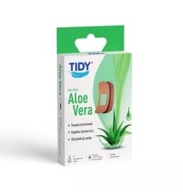*Лейкопластырь TIDY эластичный на тканевой основе Алое Вера №10