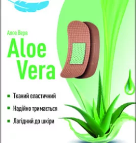 *Лейкопластырь TIDY эластичный на тканевой основе Алое Вера №10