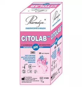 *Тест-полоски CITOLAB вагинальный рН тест №25