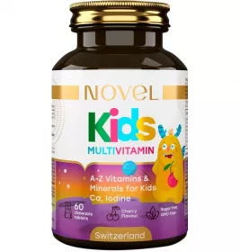 Вітаміни NOVEL Kids Мультивітамін для дітей табл. жув. №60