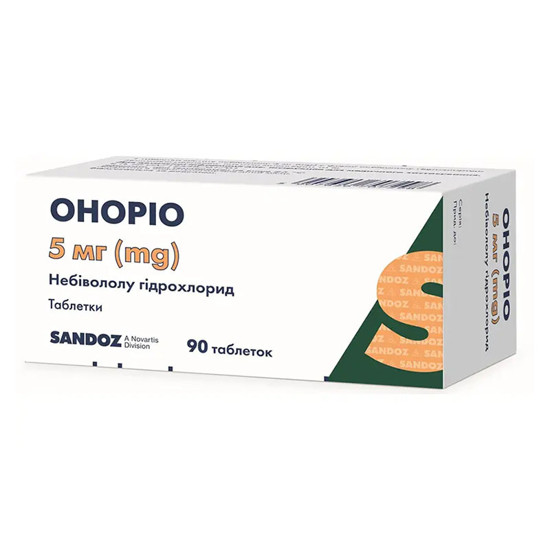 Оноріо таблетки по 5 мг 90 шт.