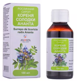 *Солодки корінь сироп Ананта пляш. 100 мл