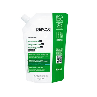 *Шампунь Vichy Деркос дерматол. проти лупи д/сух. волосся та подразн. і чутл. шкіри голови 500 мл