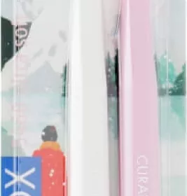 *Зубна щітка Curaprox Набір Duo Winter Special Edition pink ультрам'як. №2