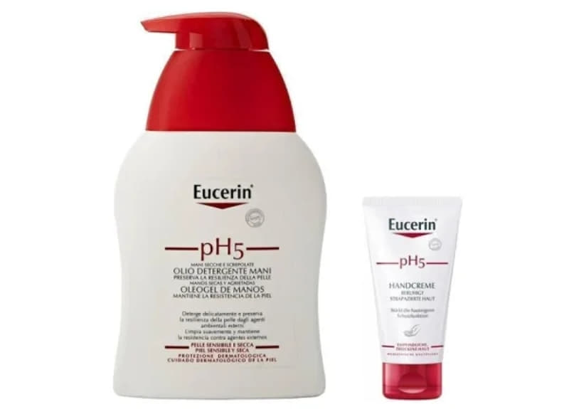 *Набір Eucerin pH5 Очищення і догляд за чутливою шкірою рук