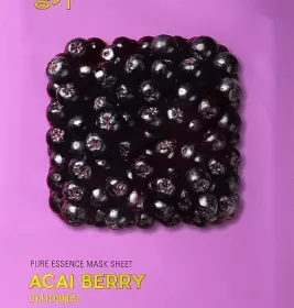 *Маска Holika Holika Pure Essence Acai Berry тканинна ягіди асаі 23 мл