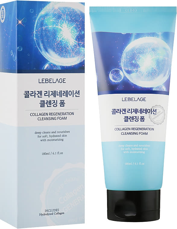 *Пенка LEBELAGE Collagen Regeneration для умывания лица 180 мл *Пенка LEBELAGE Collagen Regeneration для умывания лица 180 мл