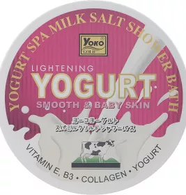 *Скраб-сіль для тіла Yoko Gold Yogurt Spa Milk Salt 380 г