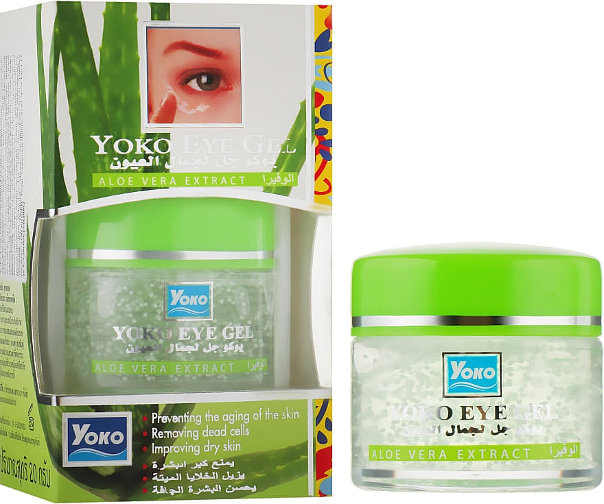 *Гель Yoko Eye Gel для шкіри навколо очей з екстр. алое вера 20 г