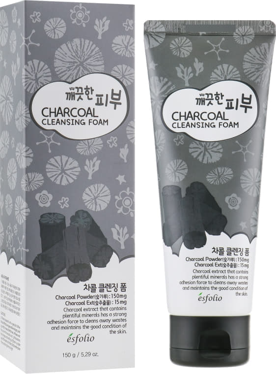 *Пенка Esfolio Pure Skin для умывания лица древесный уголь 150 мл *Пенка Esfolio Pure Skin для умывания лица древесный уголь 150 мл