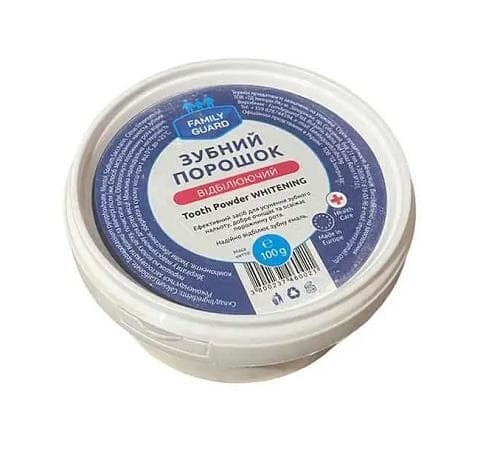 Зубной порошок Family Guard отбеливающий 100 г