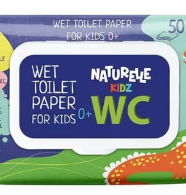 Туалетная бумага влажная Naturelle Kidz для детей №50