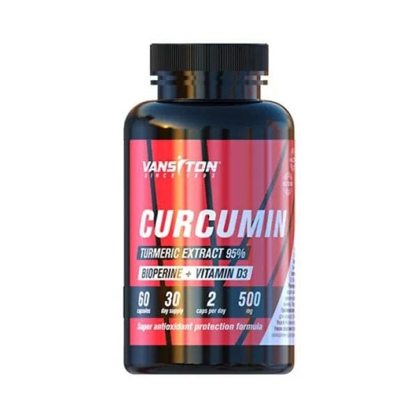 *Вансітон Куркумін, вітамін Д3, біоперин капс. №60