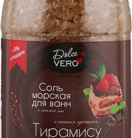 *Сіль Dolce Vero для ванн Тирамісу 550 г