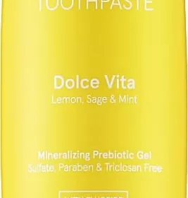 Зубна паста HAAN з пребіотиками Лимон, шалфей та м'ята з фторидом