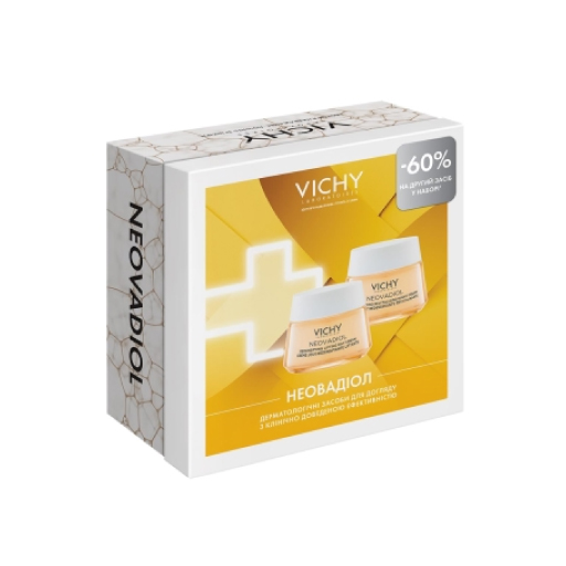 *Набір Vichy Неовадіол (антивік. денний крем 50 мл + антивік. нічний крем 50 мл)