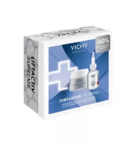 *Набір Vichy Ліфтактив Сюпрем (Засіб тривалої дії 50 мл + Епідермік філер антивік. сиров. 30 мл)