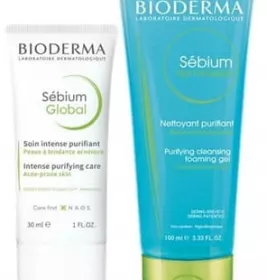 *Набір Bioderma Себиом Глобал 30мл+ Себиом очищающий гель 100мл