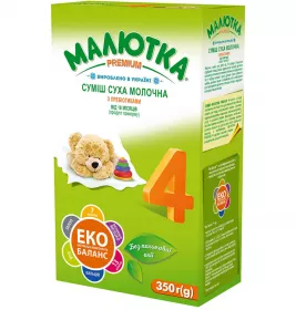Суміш Малютка Преміум 4 суха молочна від 18 міс. 350 г