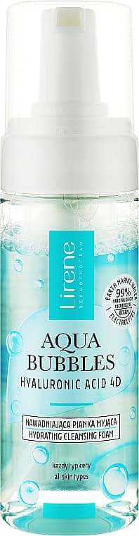*Пінка Lirene Aqua Bubbles для вмивання 150 мл