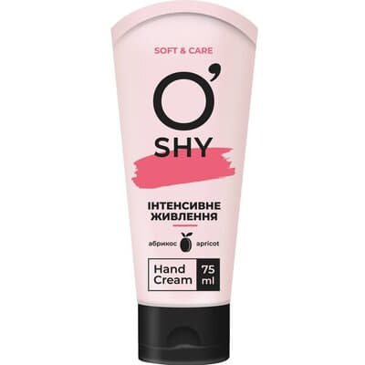 *Крем O'Shy для рук інтенсивне живлення абрикос 75 мл