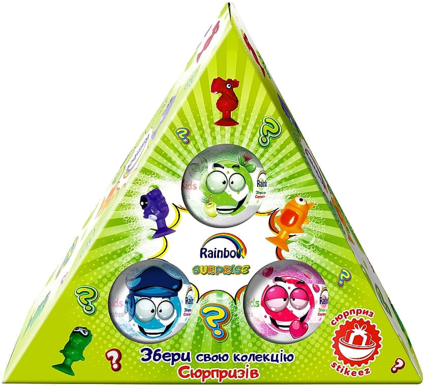 *Набір Бомб для ванн Rainbow з сюрпризом 300г