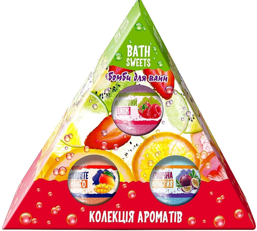 *Набор Бомб для ванн Rainbow коллекция ароматов 300г *Набор Бомб для ванн Rainbow коллекция ароматов 300г