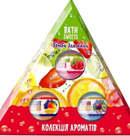 *Набір Бомб для ванн Rainbow колекція ароматів 300г