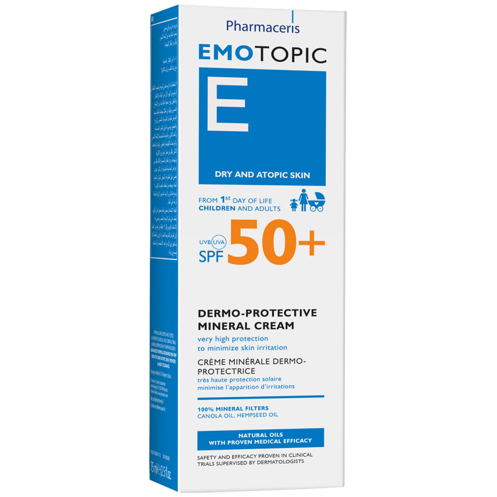 Крем Pharmaceris Emotopic Дермозащитный минеральный SPF 50+ 75 мл Крем Pharmaceris Emotopic Дермозащитный минеральный SPF 50+ 75 мл
