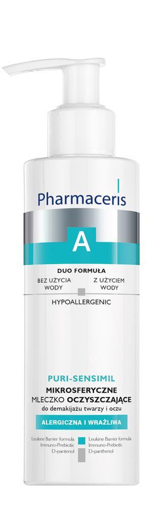 *Молочко Pharmaceris А Puri-Sensimil очищуюче для обличчя та очей 190мл