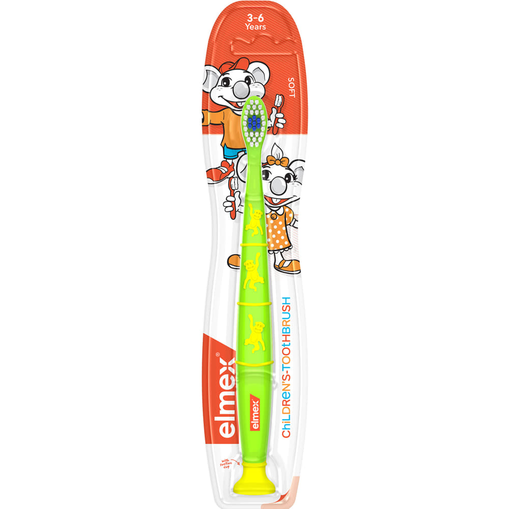 Зубная щетка Elmex Kids для возраста 3-6 лет мягкая Зубная щетка Elmex Kids для возраста 3-6 лет мягкая