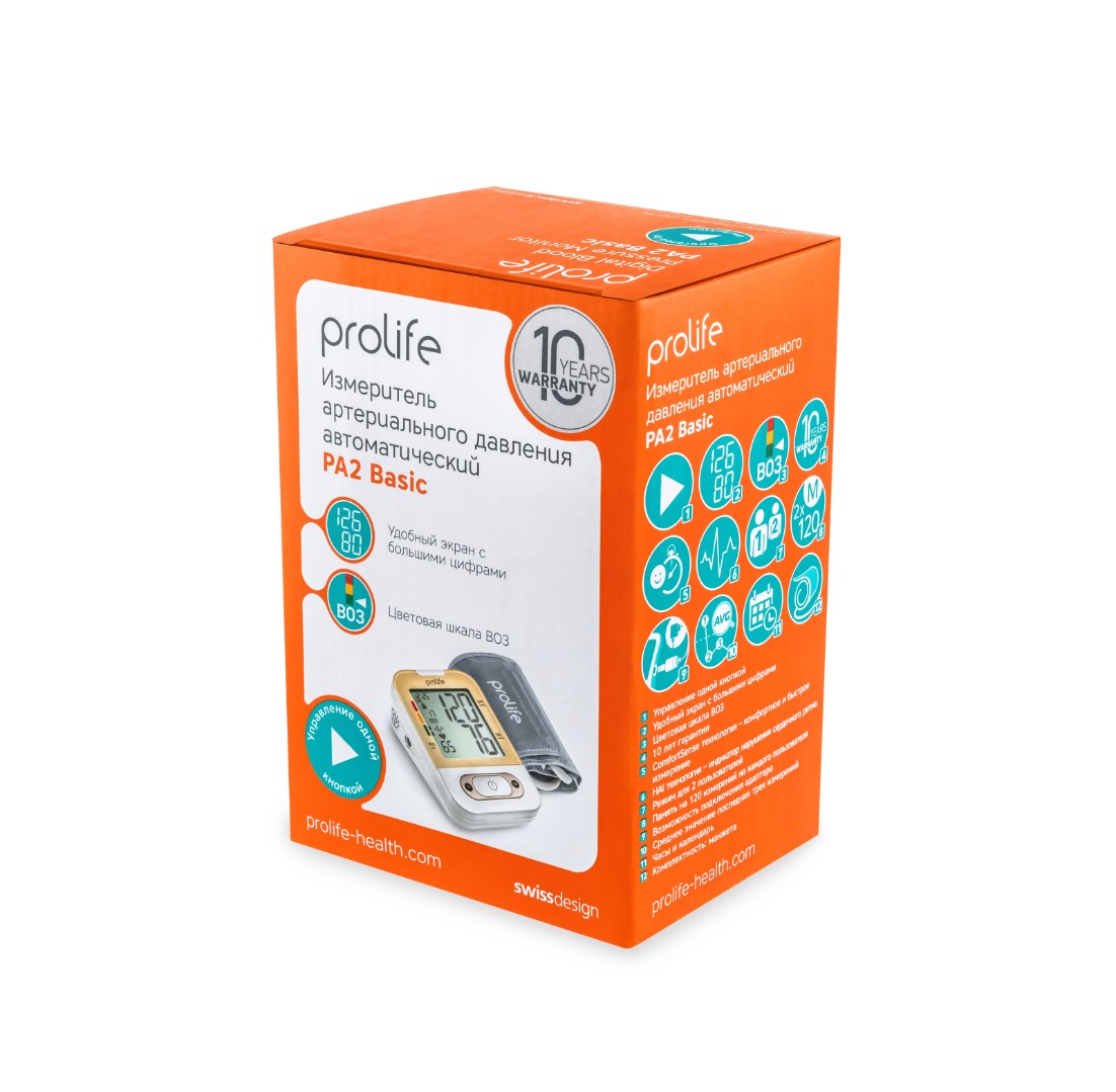 *Тонометр Prolife PA2 Basic автомат