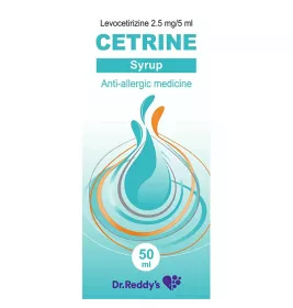 *Цетрин сироп 2,5мг/5мл флак. 50мл