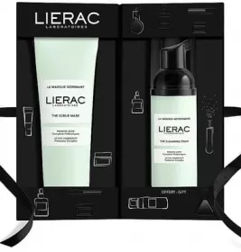 *Набір Lierac Новорічний Маска-гомаж 75мл + Очищувальний мус 50мл