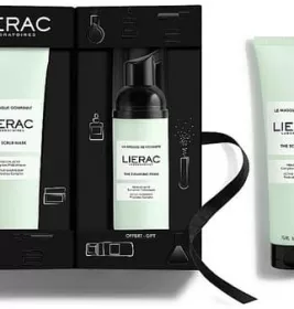 *Набір Lierac Новорічний Маска-гомаж 75мл + Очищувальний мус 50мл