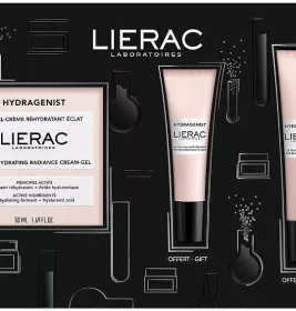 *Набір Lierac Новорічний Гідраженіст гель-крем 50мл+сироватка 15мл+гідраженіст д/контуру очей 7,5мл