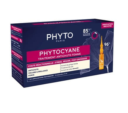 *Набор Phyto Фитоциан Прогресс средство 12х5мл + шампунь 100мл