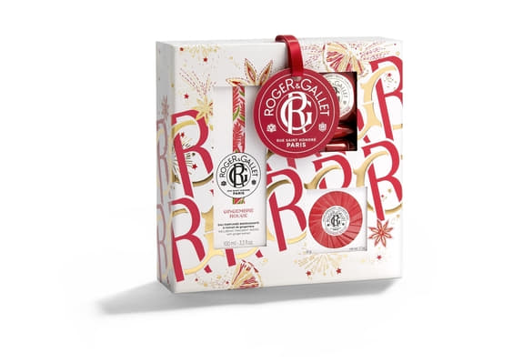 *Набір Roger & Gallet Червоний Імбир: вода 100мл+мило 50г+табл. д/ванни 3*25г