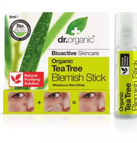 *Стик Dr. Organic от недостатков и воспалений кожи с экстрактом чайного дерева 8мл