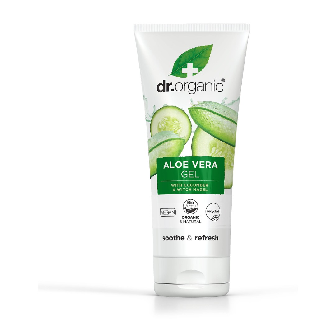 *Гель Dr. Organic с алоэ вера и экстрактом огурца 200мл