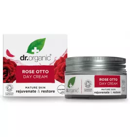 *Крем Dr. Organic Денний для омолодження та відновлення шкіри з олією троянди Отто 50мл