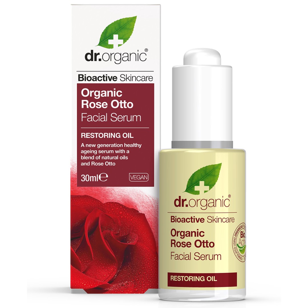 *Сыворотка Dr. Organic Восстановительная для лица с маслом розы Отто 30мл *Сыворотка Dr. Organic Восстановительная для лица с маслом розы Отто 30мл