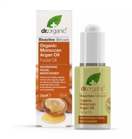 *Олія Dr. Organic для живлення та зволоження шкіри обличчя з марокканською аргановою олією 30мл