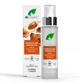 *Сыворотка Dr. Organic для сухих и поврежденных волос с марокканским аргановым маслом 100мл